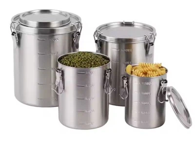 Botes de comida de acero inoxidable