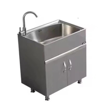 Gabinete de acero de lavado